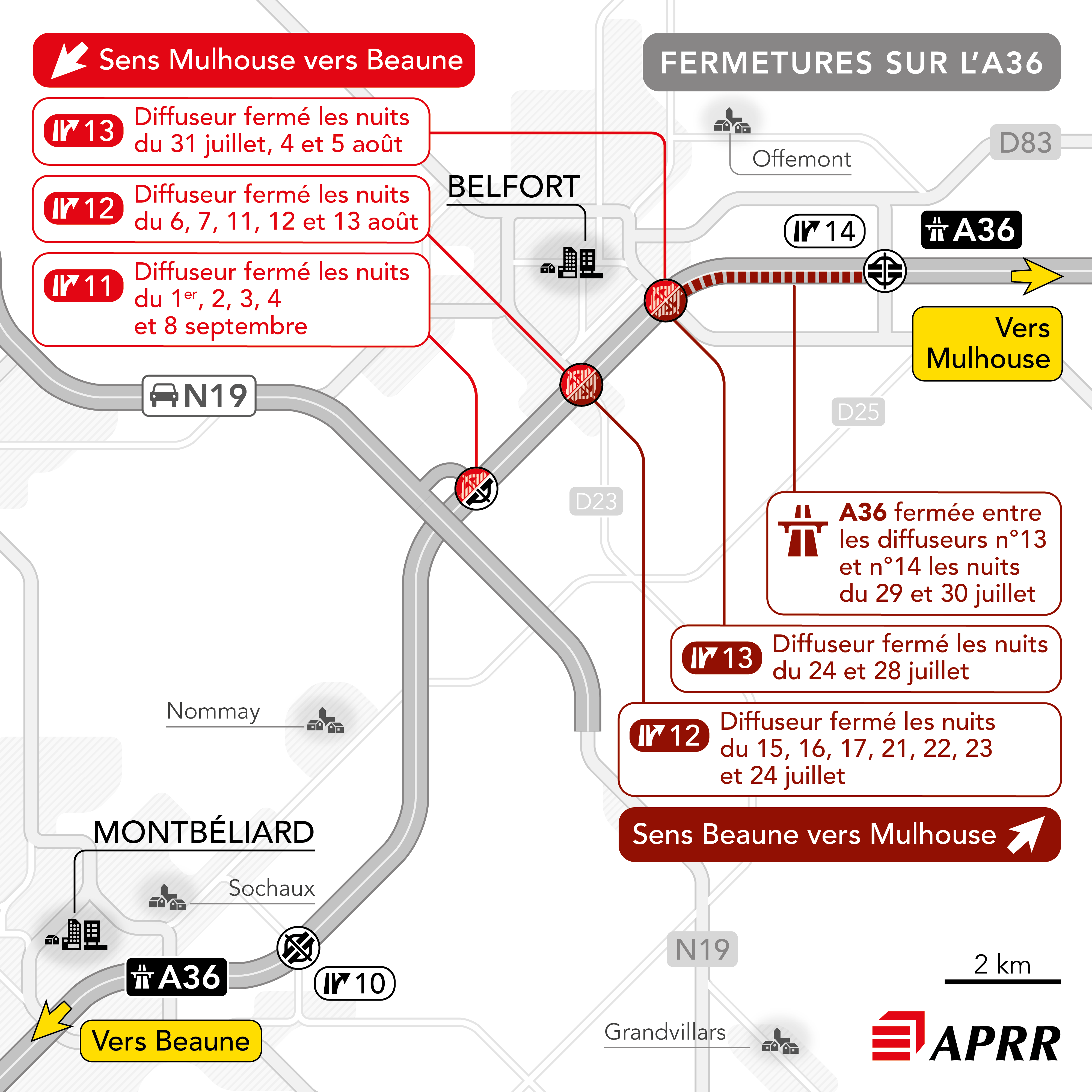 carte fermetures
