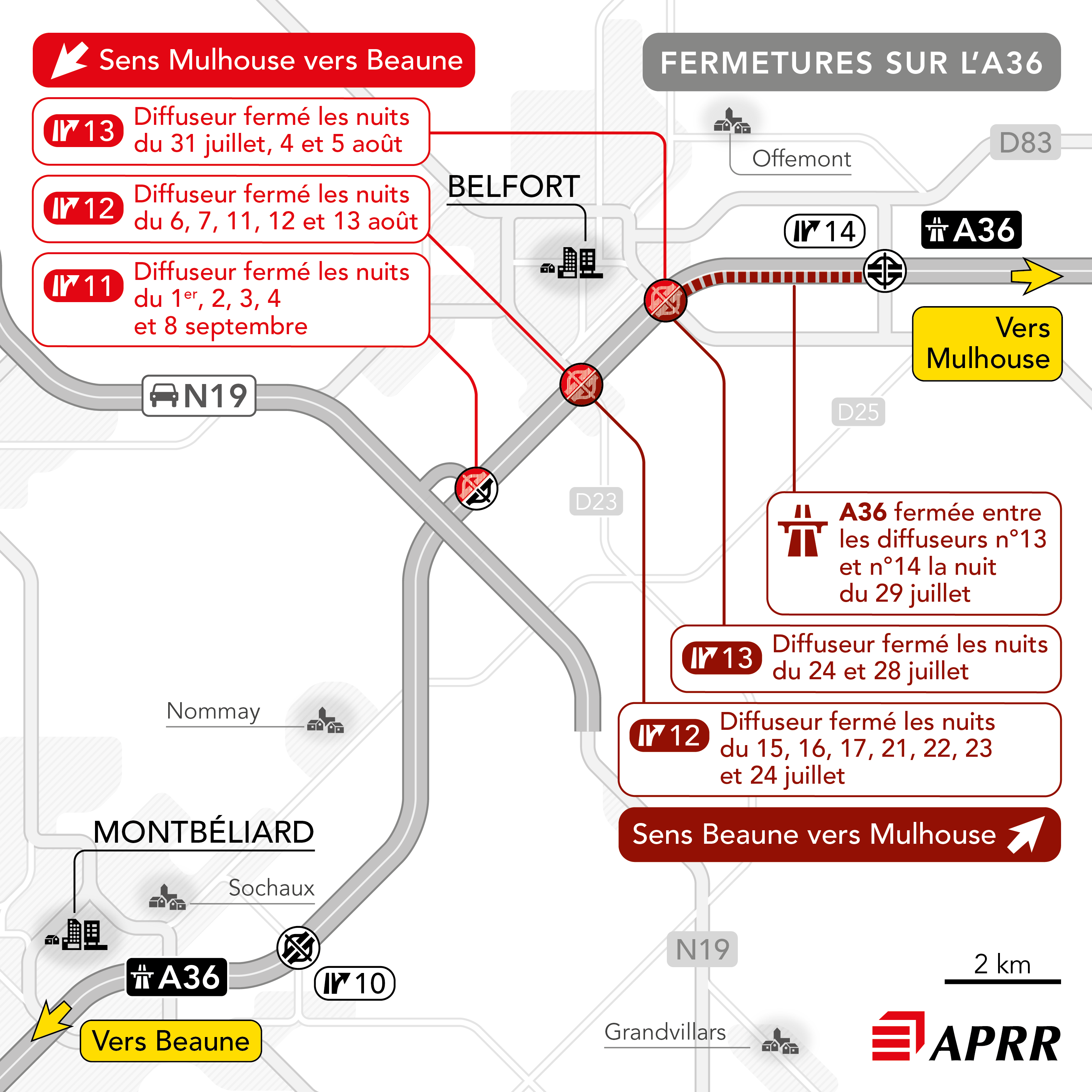 carte fermetures