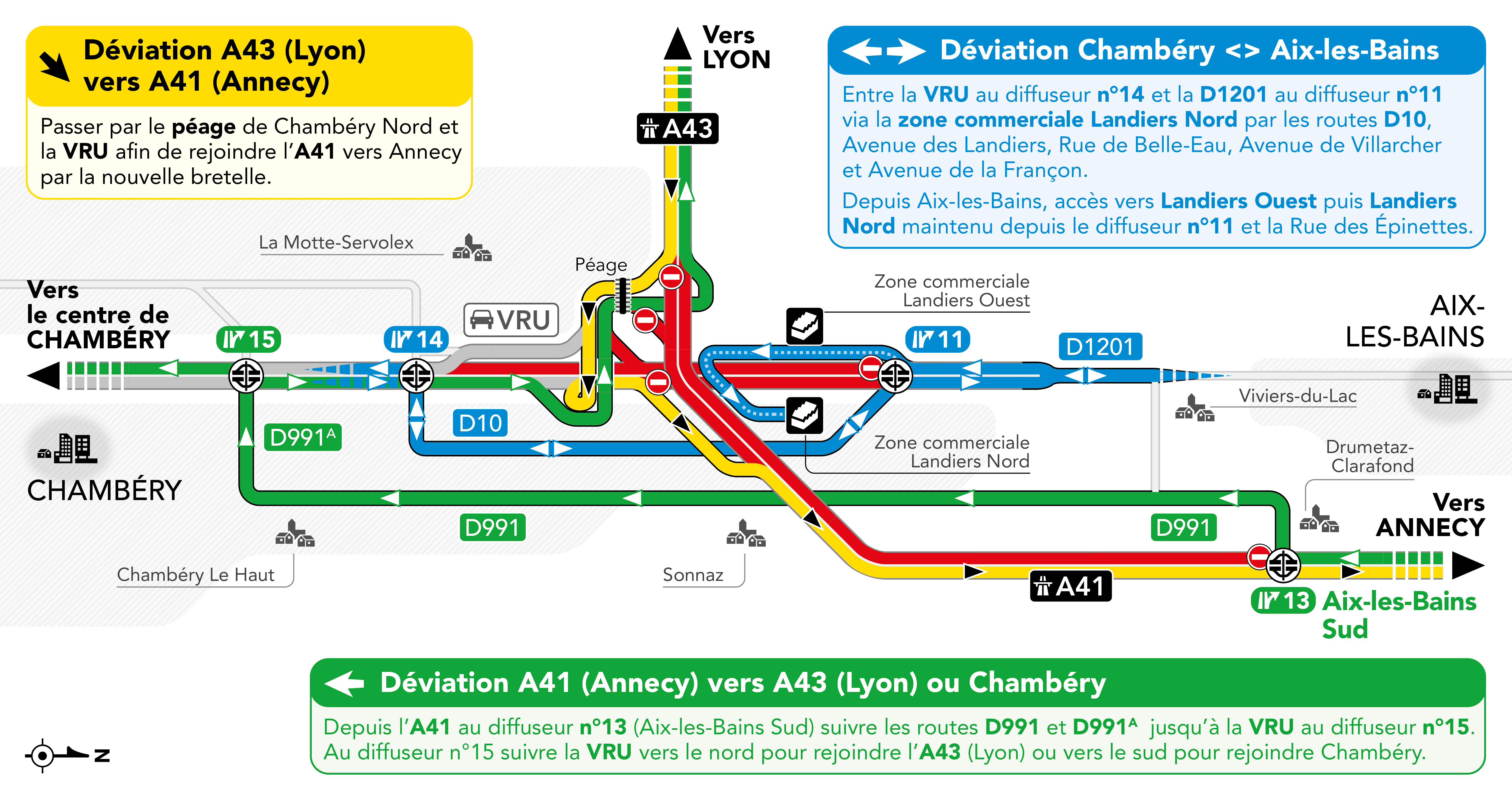 carte déviations