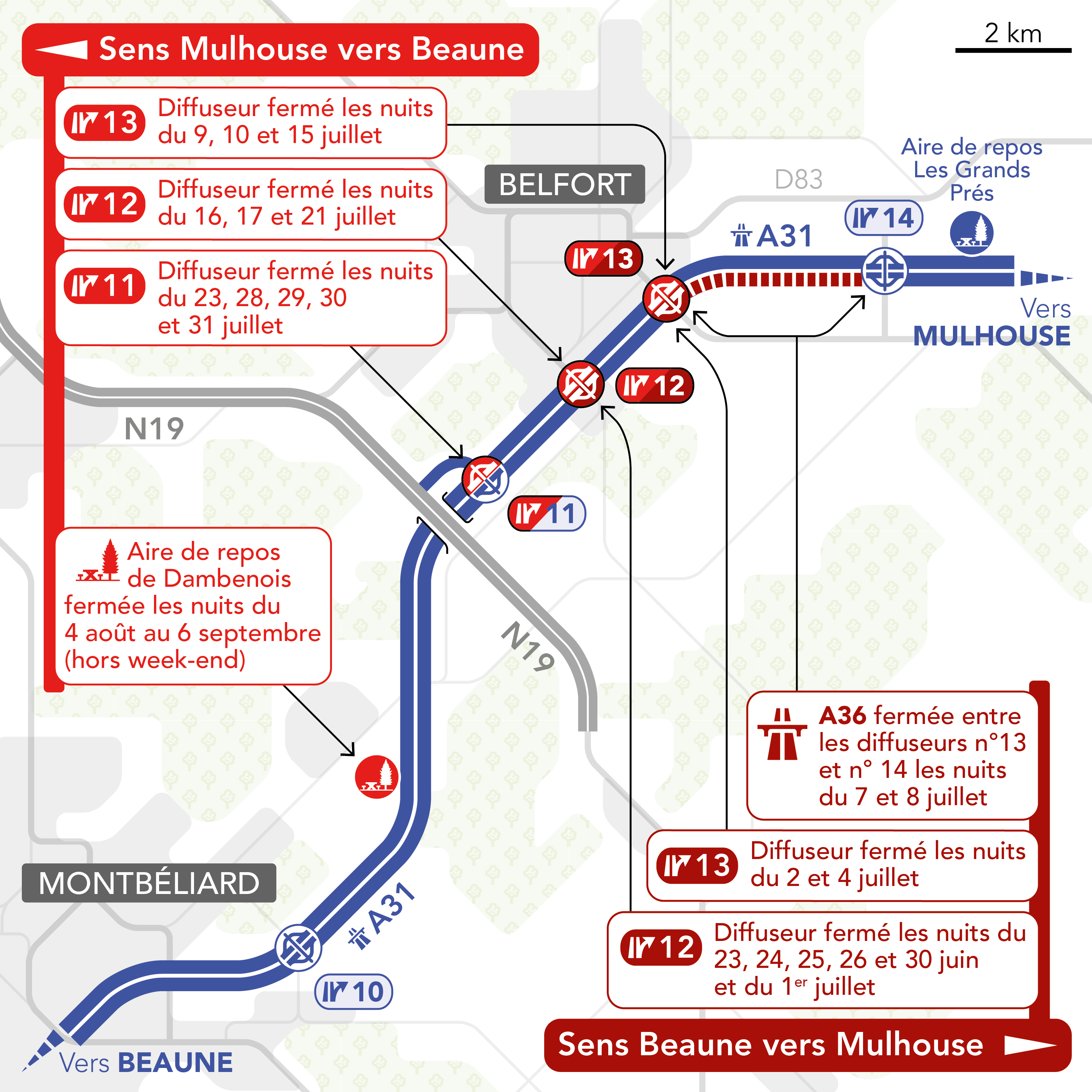 carte fermetures