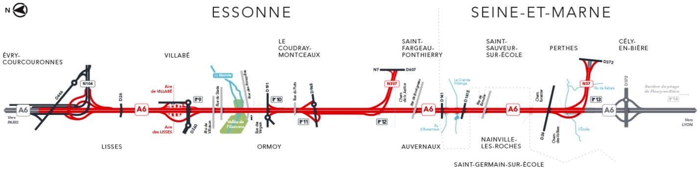 carte autoroute