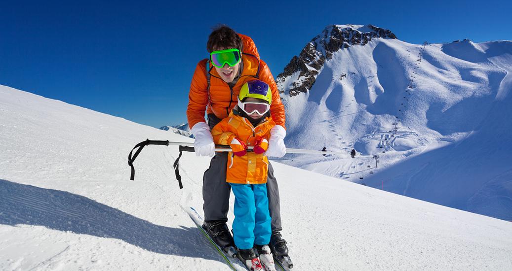 apprendre le ski à son enfant