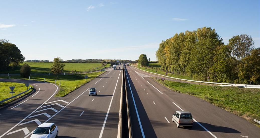 Image de l'autoroute A6, réseau APRR