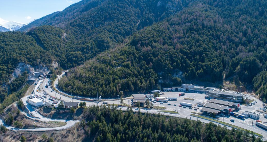 Le tunnel du Fréjus et la plateforme de péage