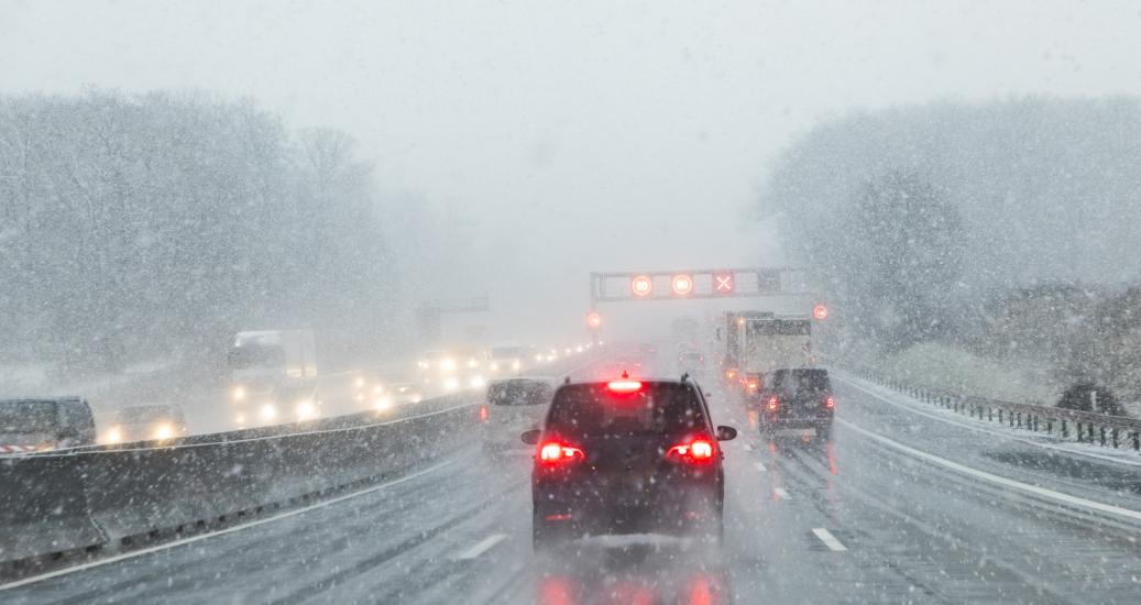 Offensive hivernale sur autoroute