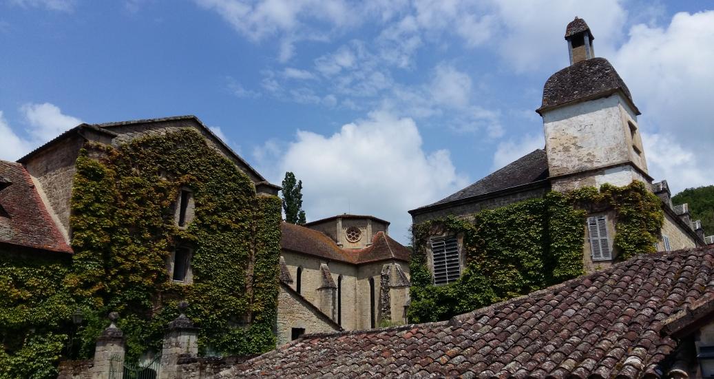 Vue de l'Abbaye de Beaulieu-en-Rouergue