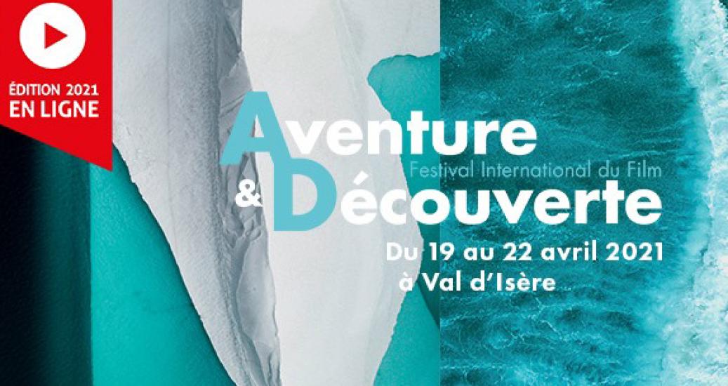 Affiche 2021 du Festival Aventure et Découverte de Val d'Isère