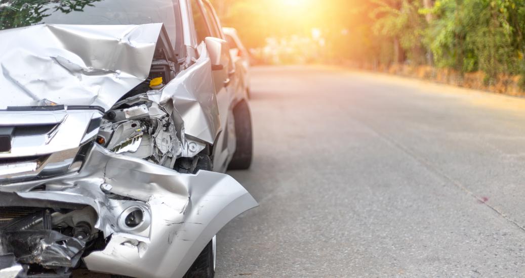 Voiture accidentée