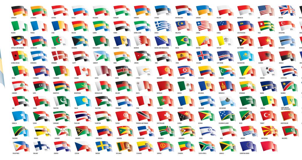 Drapeau du monde entier