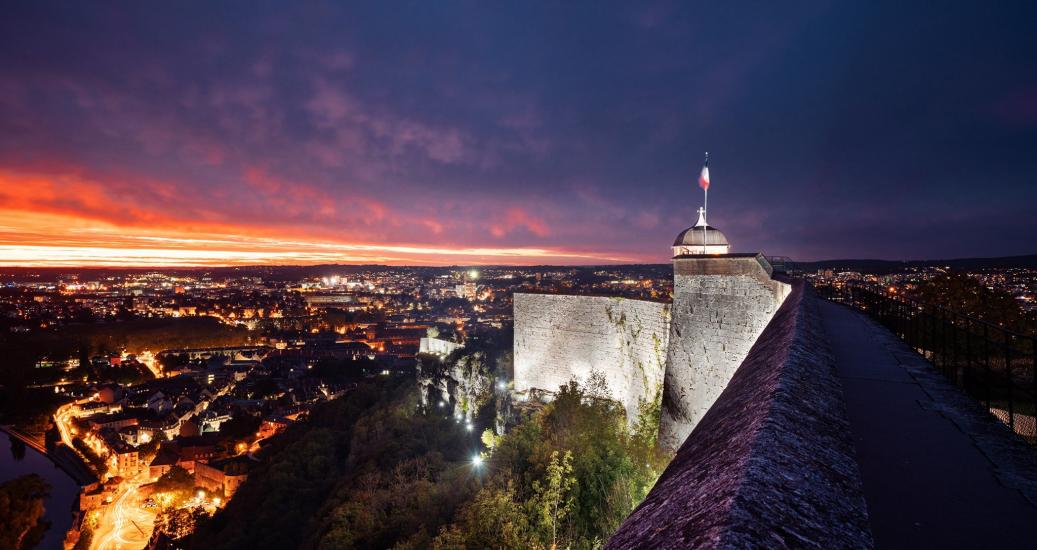 Besançon, Citadelle de nuit