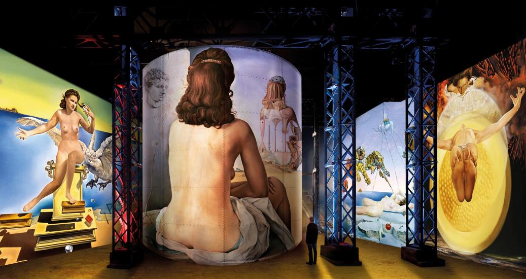 Affiche Expo Immersive Dali Gaudi 