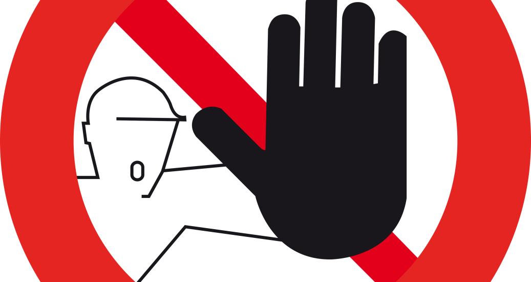 Panneau d'interdiction d'accès
