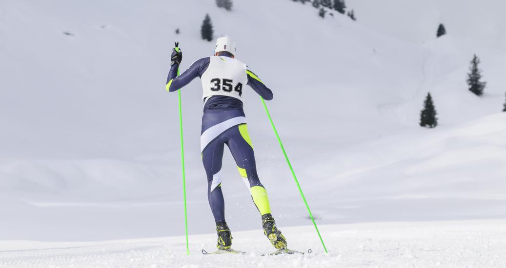 Image illustration ski de fond