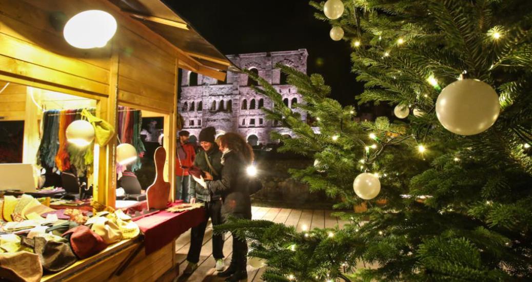 Marché Vert Noël à Aoste