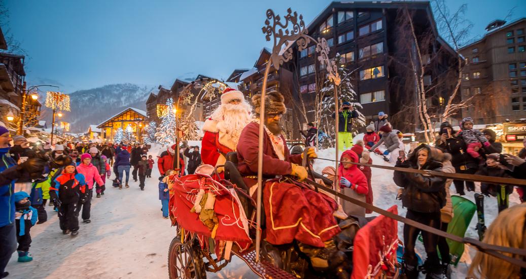 La magie de Noël s'empare de Val d'Isère APRR AREA