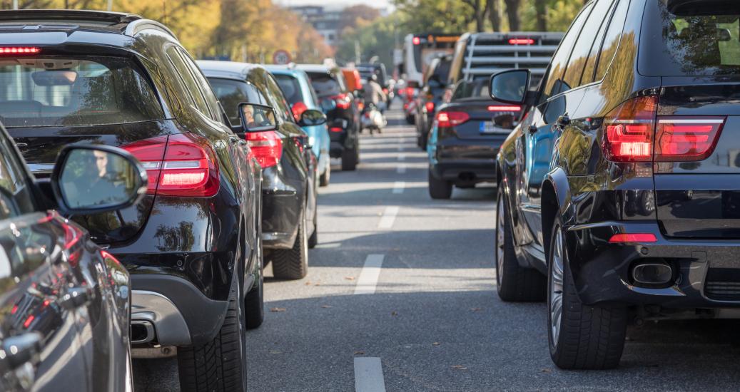 Embouteillage sur réseau secondaire