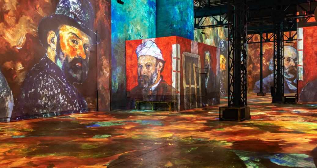 Expo Cézanne à l'atelier des lumières à Paris - 1