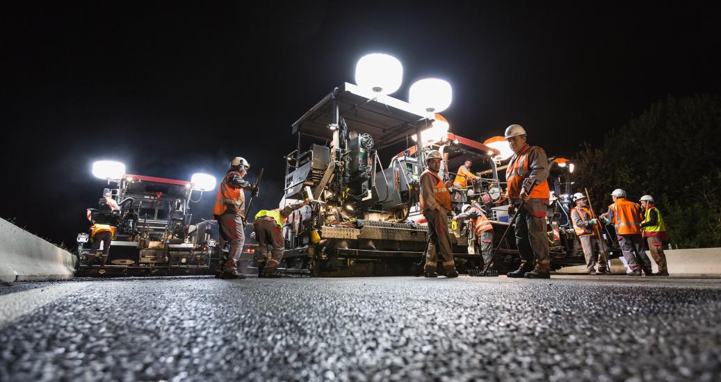Travaux de nuit sur A48