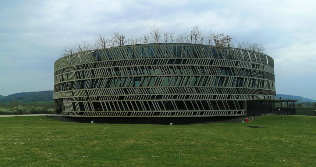Le bâtiment du MuséoParc Alésia en Côte d'Or