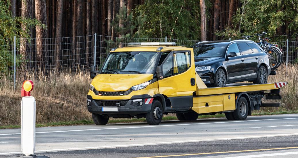 Un dépannage sur autoroute