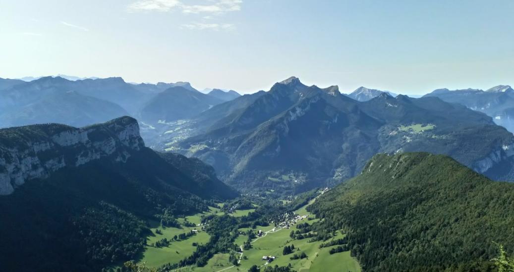 Vue sur les Alpes