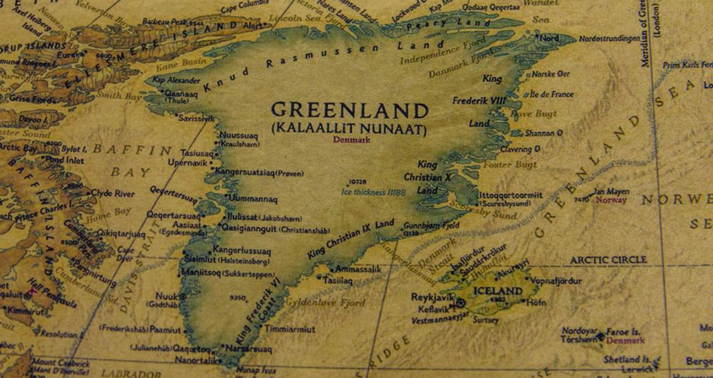 Carte Groenland