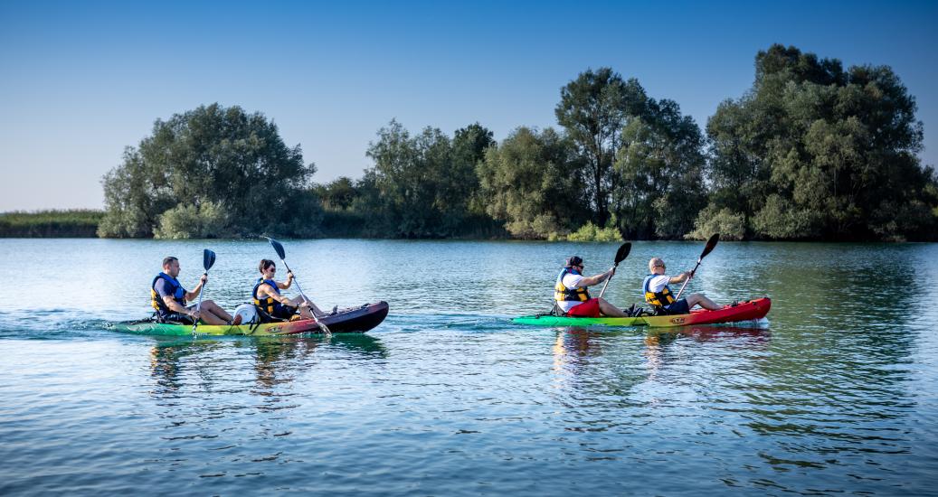 canoë au Lac d'Orient