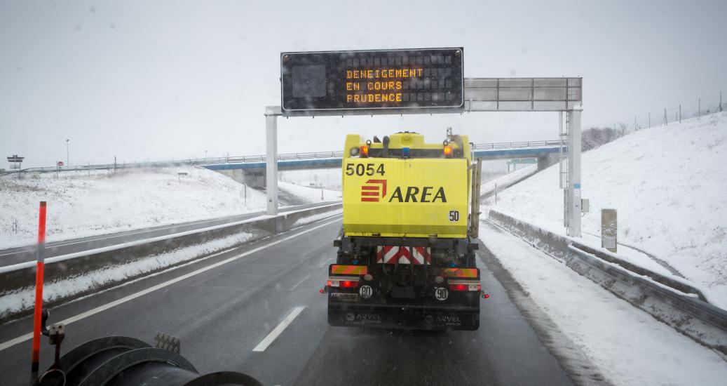 Déneigement sur les voies Viabilité