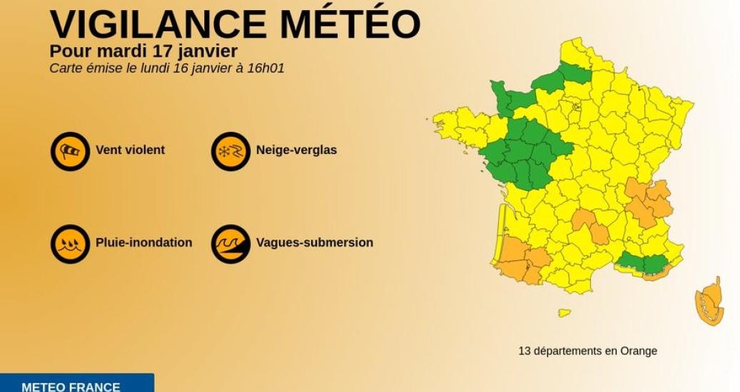 Météo. La Haute-Savoie et la Savoie en vigilance orange pluie