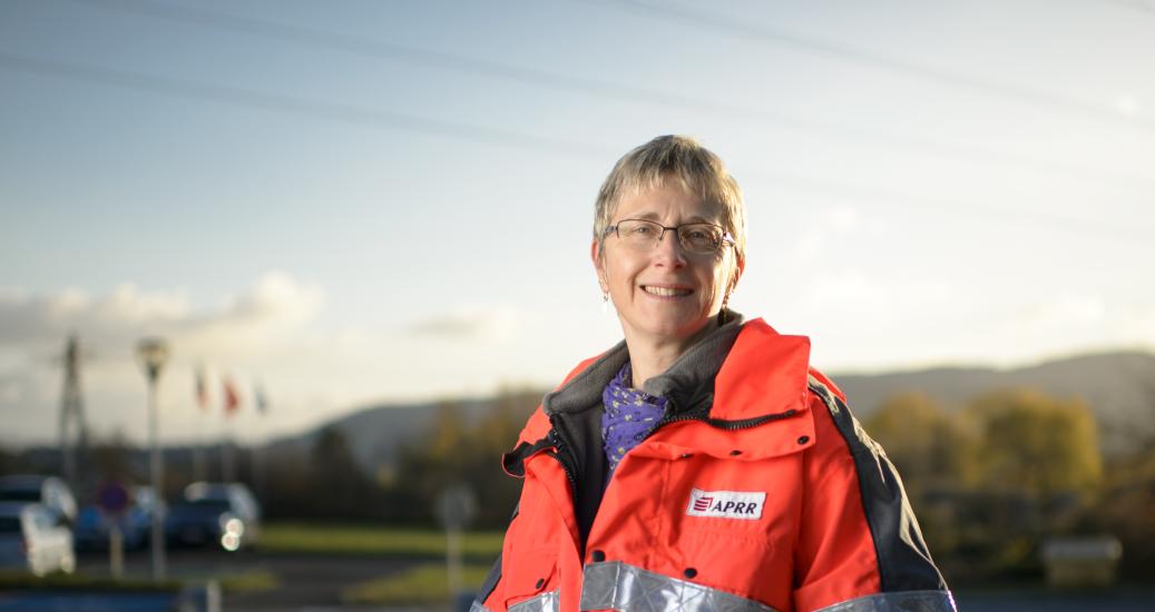 Isabelle Defrance, des autoroutes APRR. CHEF DE SERVICE SECURITE ET SIGNALISATION