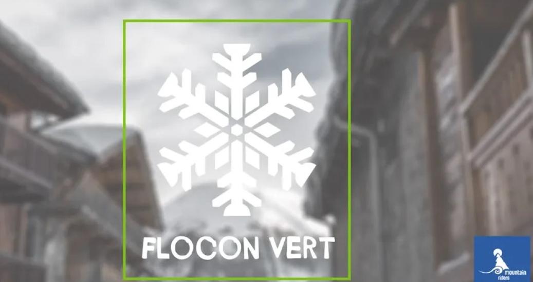 Label Flocon Vert 