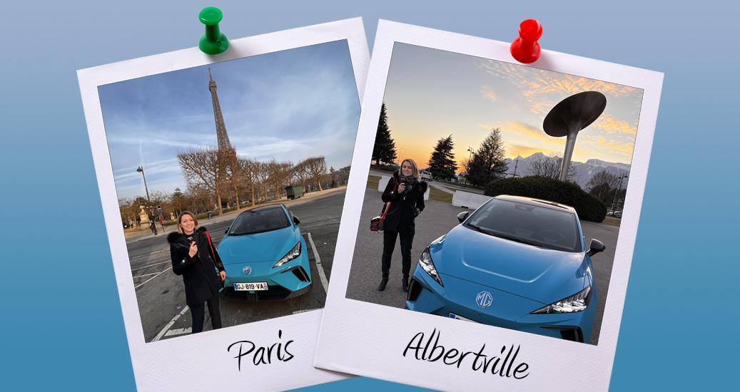 Paris Albertville en véhicule électrique