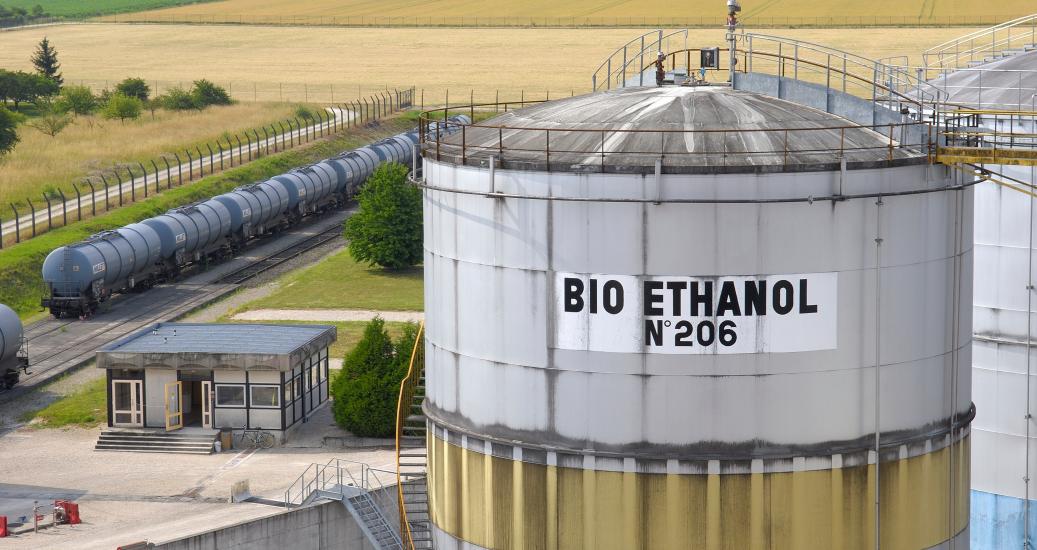Une usine de stockage du bioéthanol