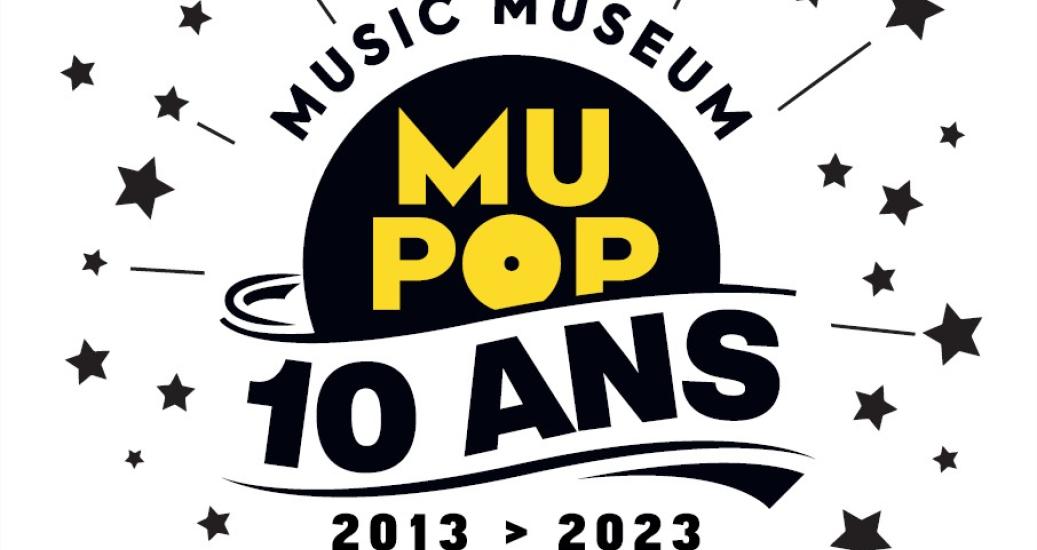 Affiche des 10 ans du MuPop