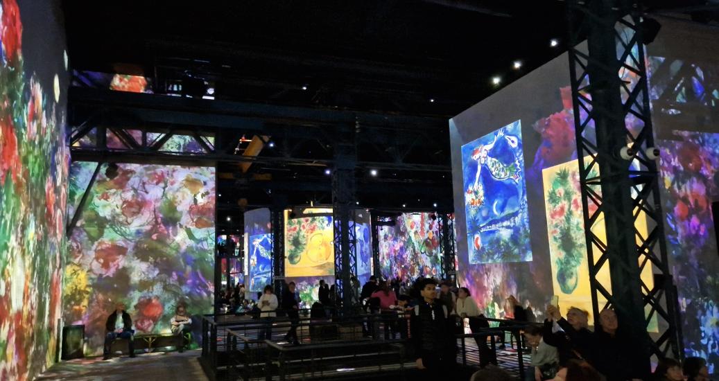 Création artistique "Chagall, Paris - New-York" A l’Atelier des Lumières  Jusqu'au 7 janvier 2024