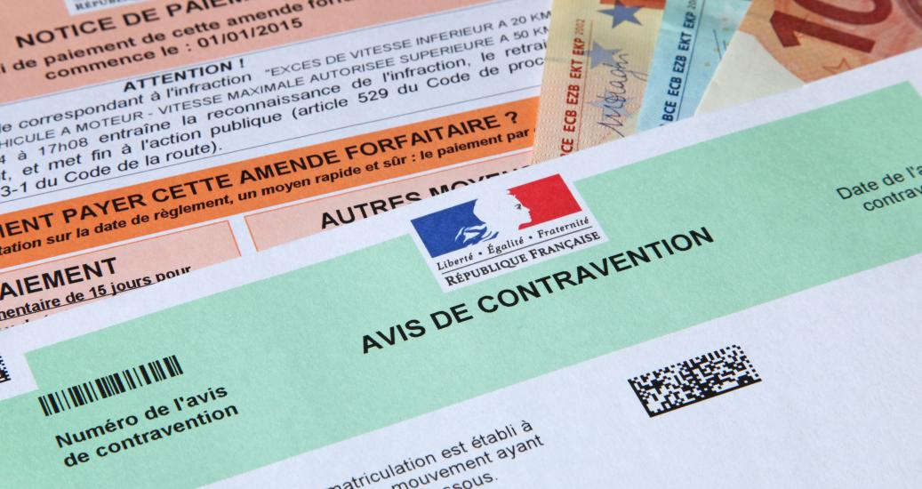 avis de contravention