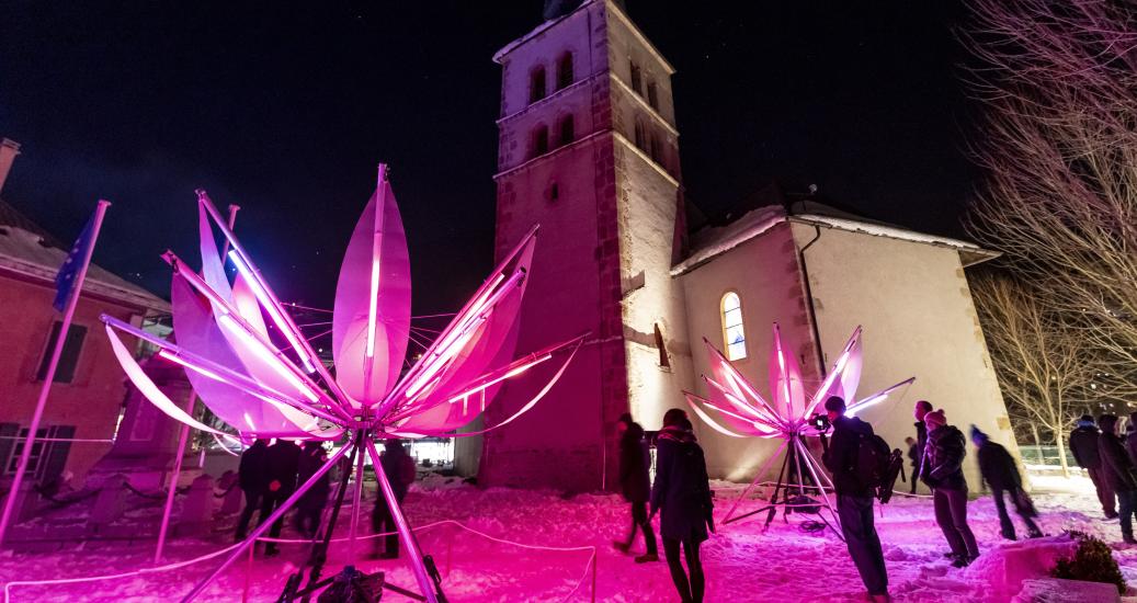 Lumières de Saint Gervais Mont Blanc 
