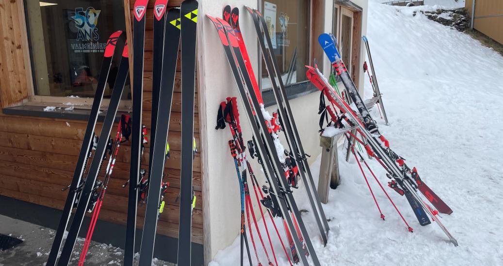 skis des collégiens