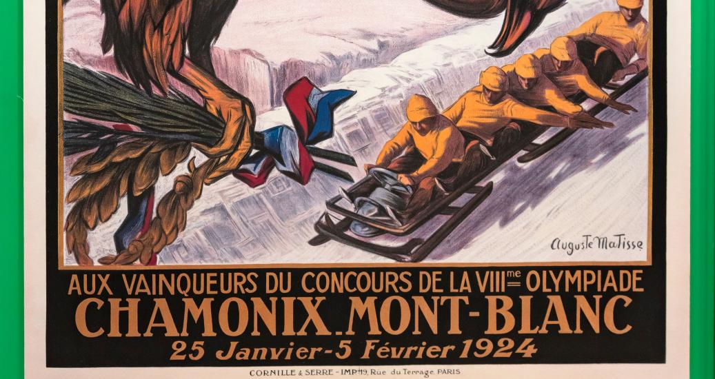 affiche JO chamonix 1924