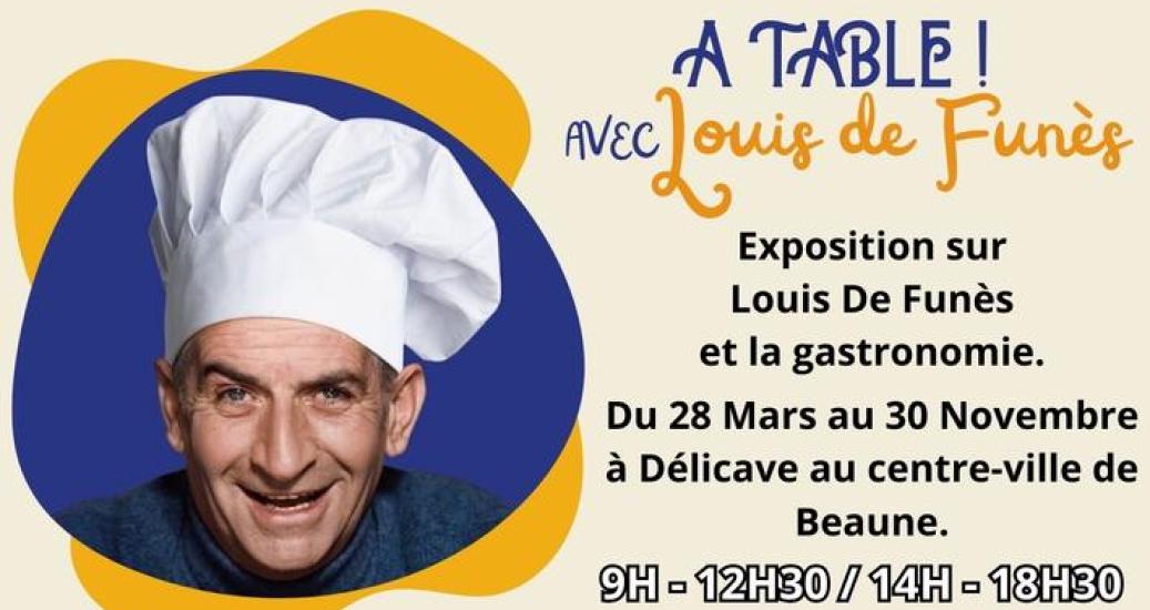 A table avec Louis de Funès