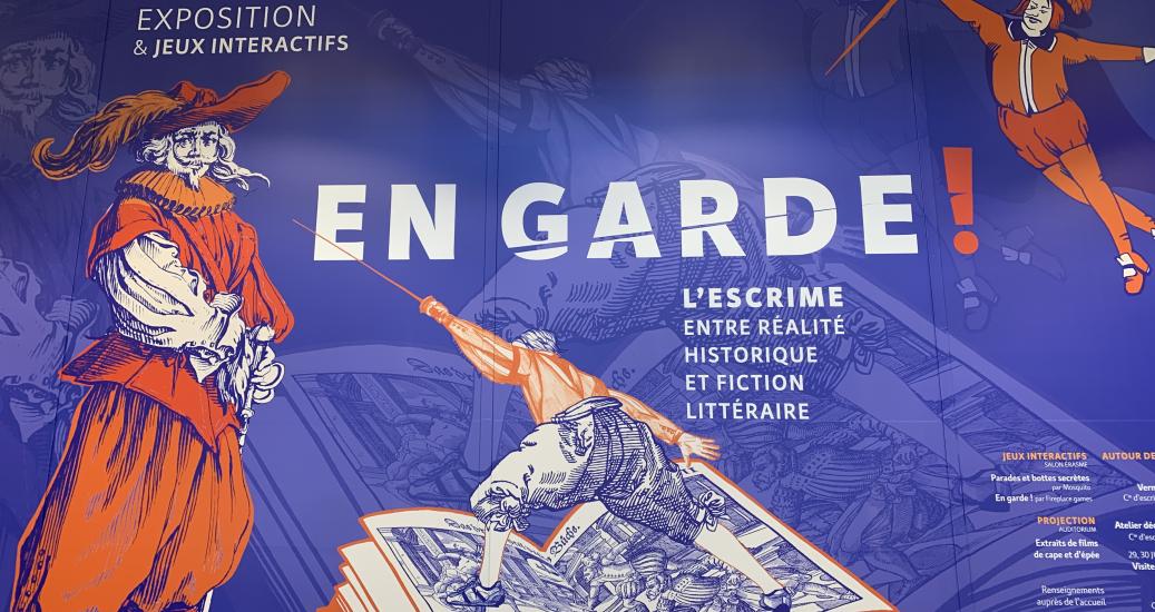 Coup d'envoi de l'exposition « En garde ! L’escrime entre réalité historique et fiction littéraire»