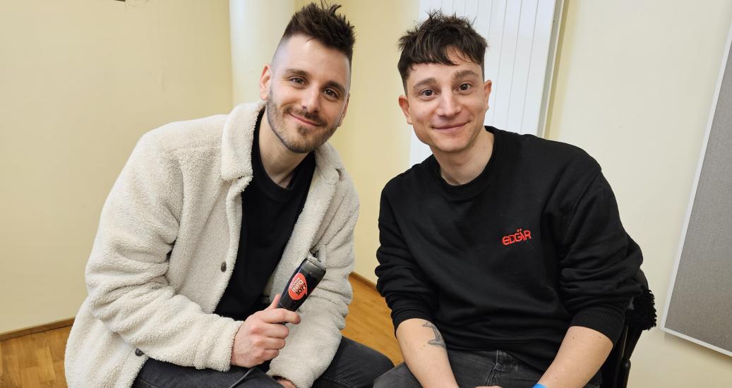 Antoine et Ronan du groupe Edgär