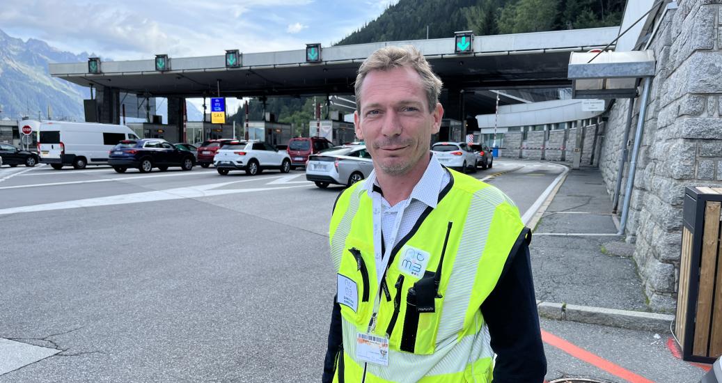 Vincent Glézal, directeur-adjoint du tunnel du Mont-Blanc