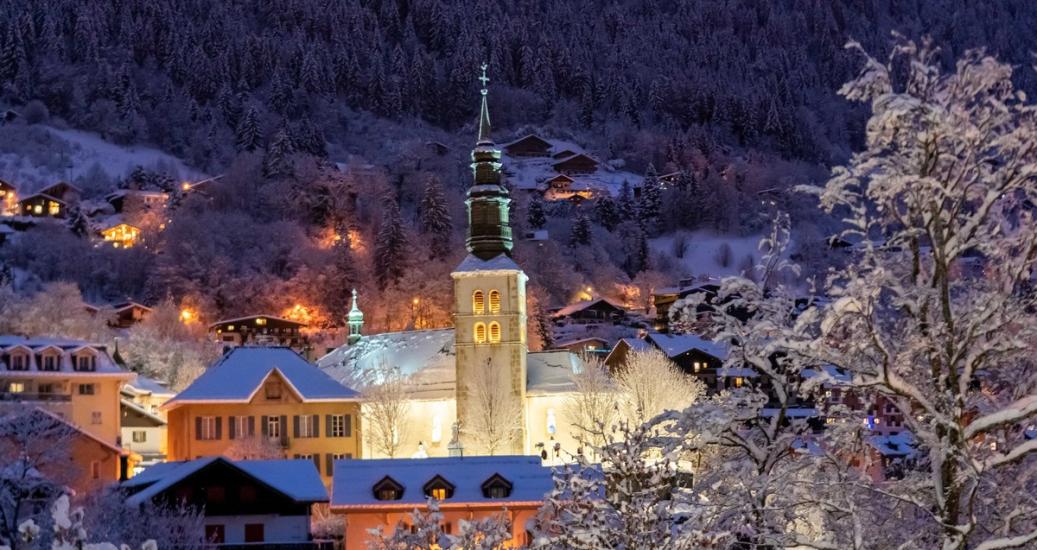 Le centre du village de St-Gervais