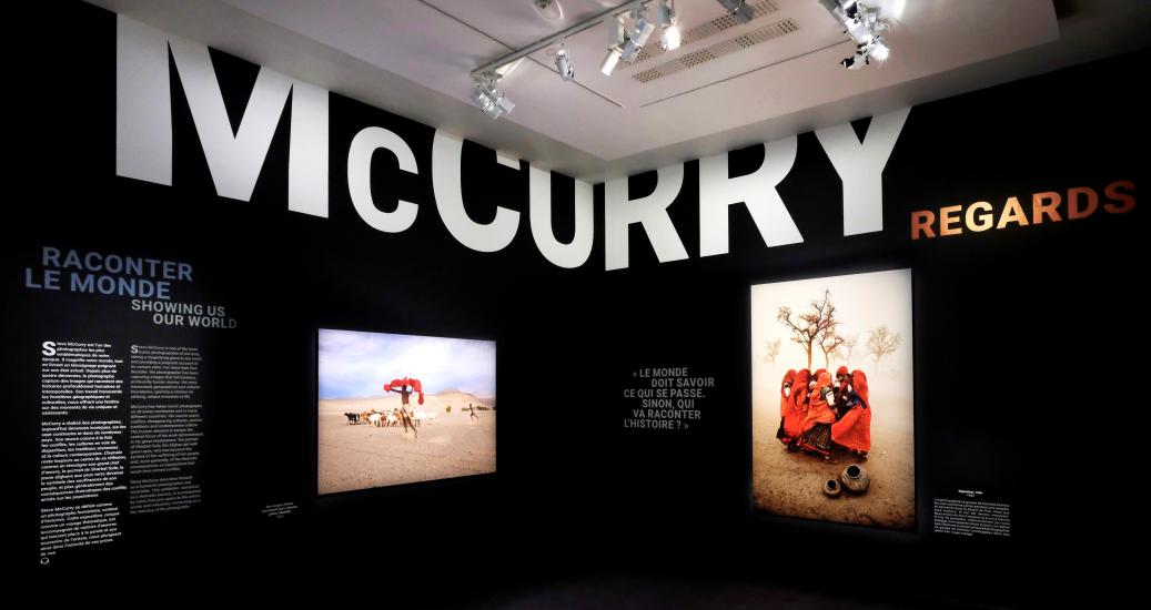 Steve McCurry exposition Regards / Culturespaces / Nicolas Héron