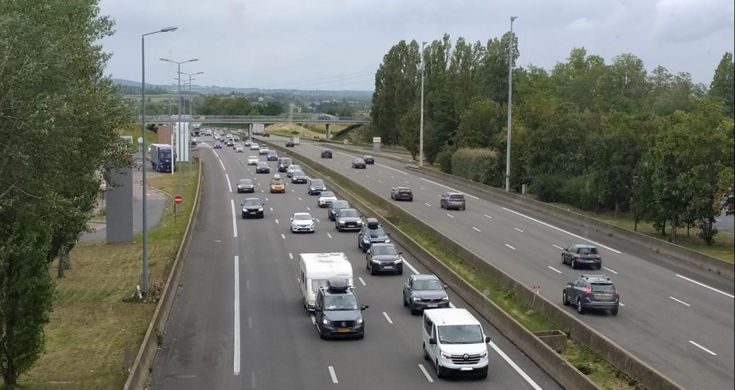 A6 circulation chargée