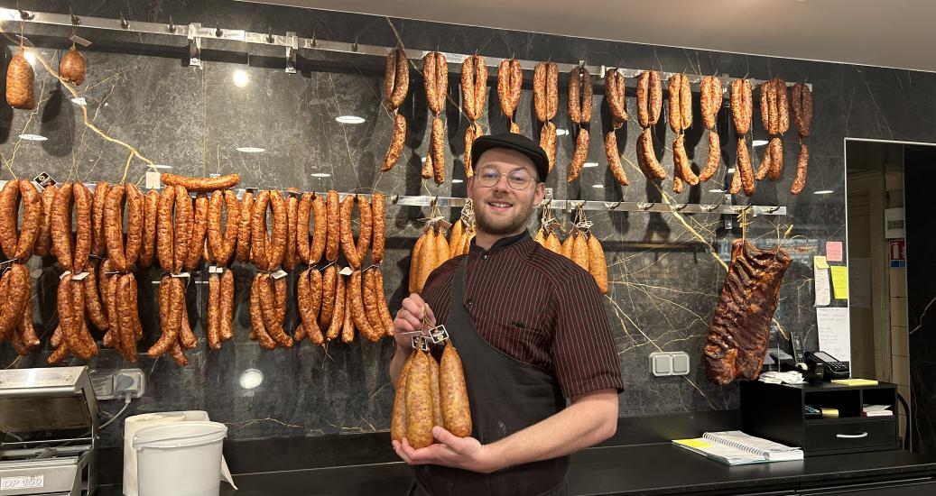 Hugo Defranoux, charcuterie Maison Barbier à Pont-de-Roide