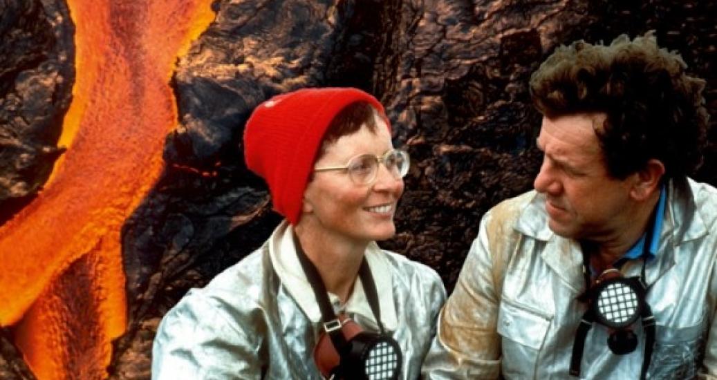 Katia et Maurice Kraft