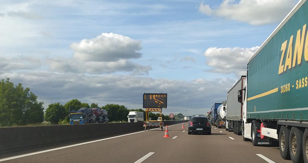 A6 - chantier juin 2024 Chalon - Beaune