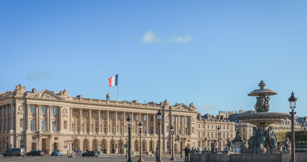 vue de l'Hôtel de la Marine, place de la concorde